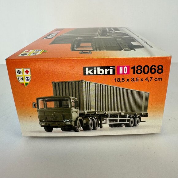Kibri HO Scale 18068 Military Truck & Trailer Model Kit - Picture 2 of 2